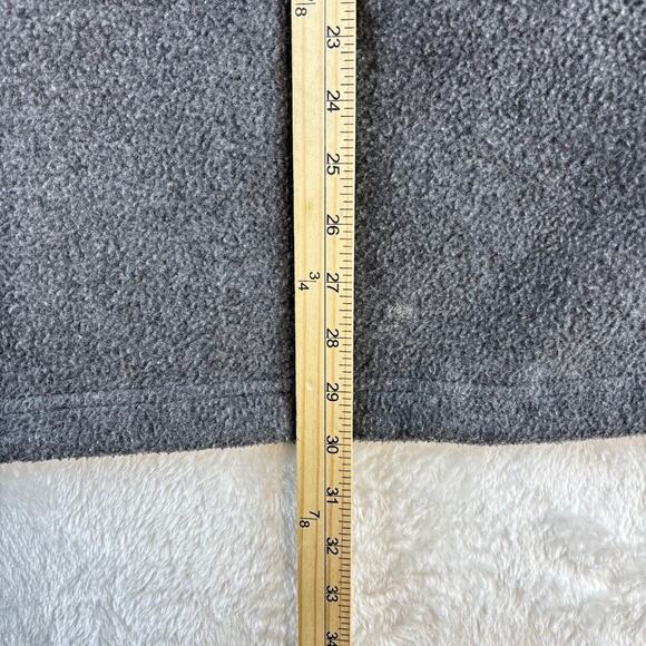 Fruit of the Loom Pullover Sweater Men's XXL Quarter Button Gray - Picture 5 of 6